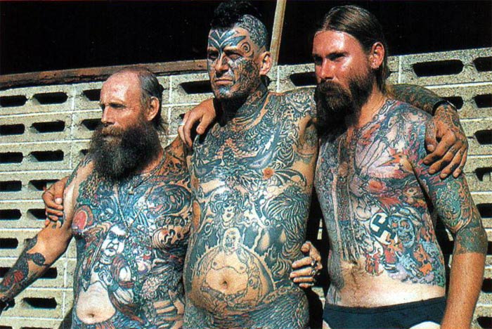 Prison Gang Tattoos. Momo and his posse